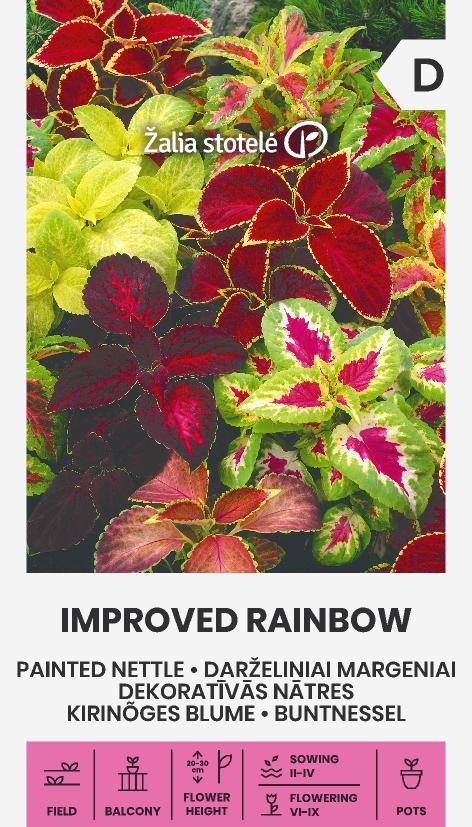 DEKORATĪVĀS NĀTRES IMPROVED RAINBOW