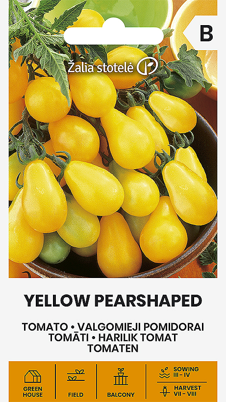 TOMATO YELLOW PEARSHAPED